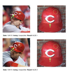 Joey Votto Cincinnati Reds Game Used Helmet 2010 “NL MVP Season” MLB Auth Match