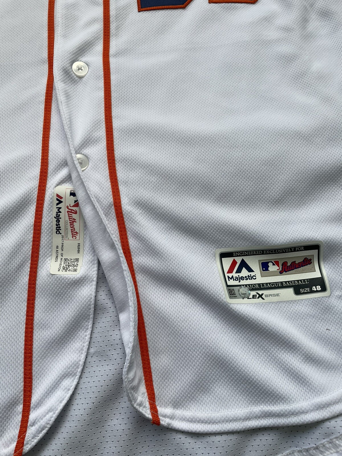 Justin Verlander Houston Astros Team Issued Jersey 2017 “Houston Strong” MLB