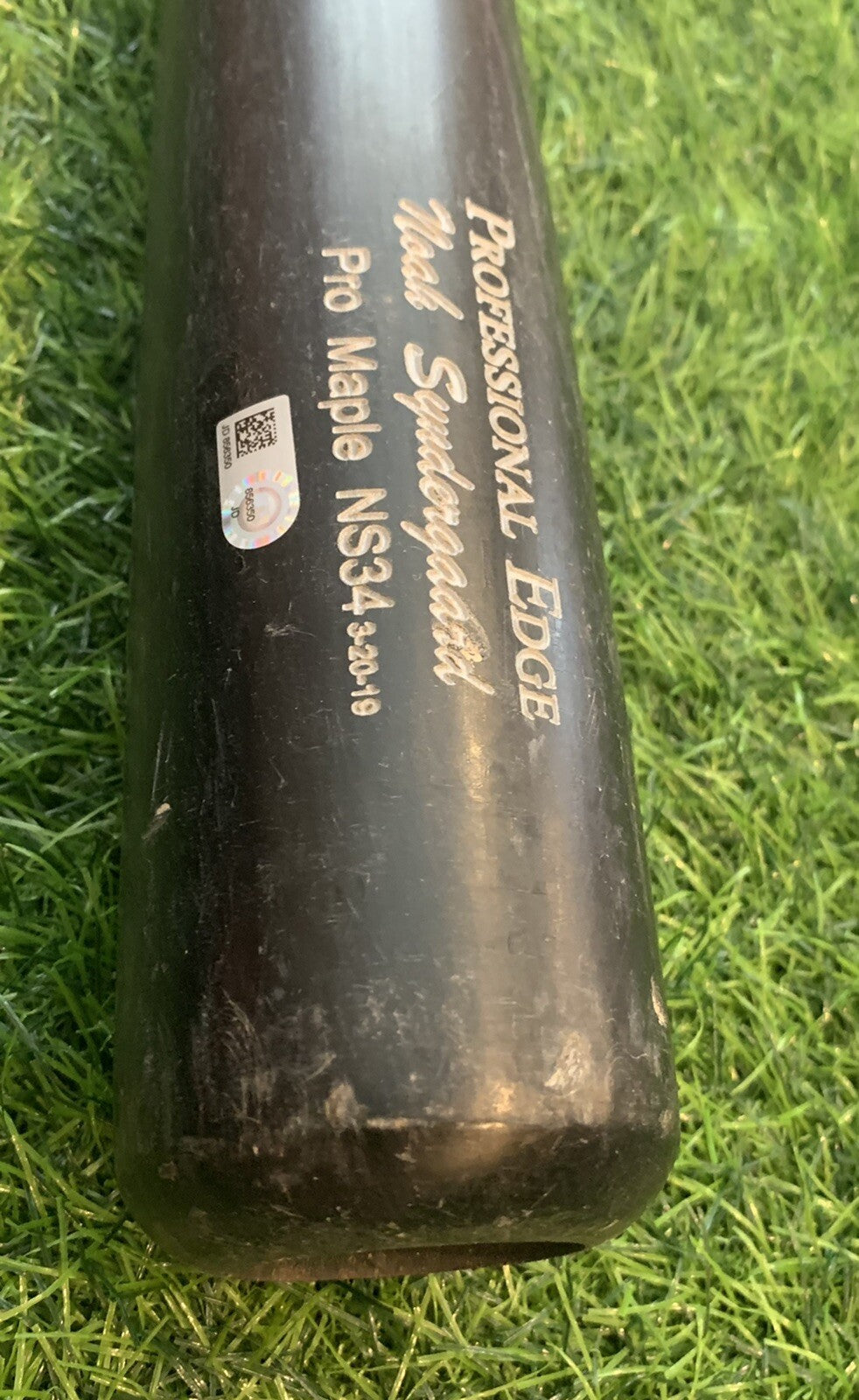 Noah Syndergaard New York Mets Game Used Bat 2019 MLB Auth “Single”