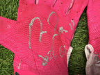 Jose Ramirez Guardians Game Used Custom Batting Gloves Pink Signed GUG LOA 2026