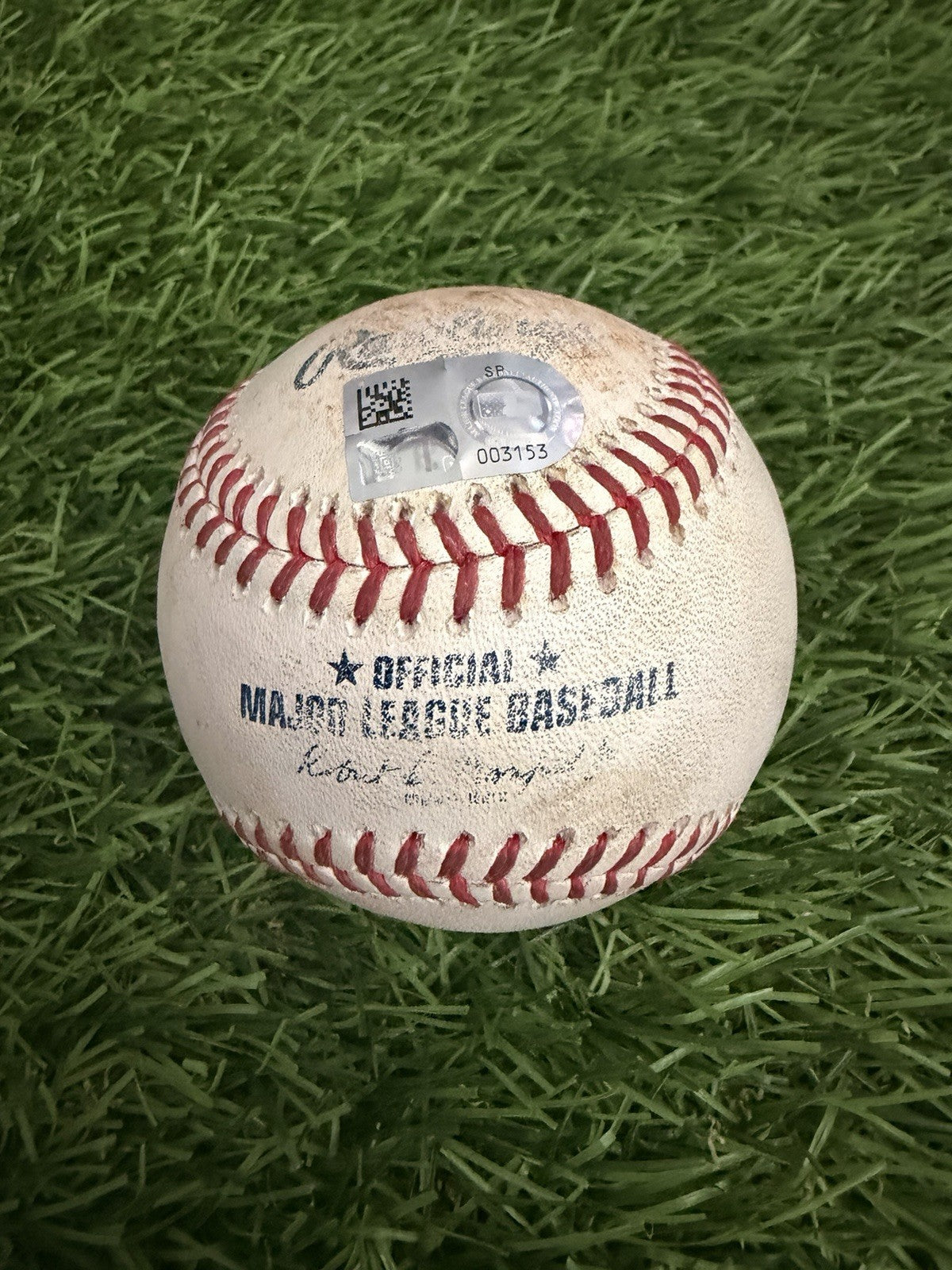 Travis Bazzana Cleveland Guardians Game Used Baseball Career Hit 41 MLB Auth