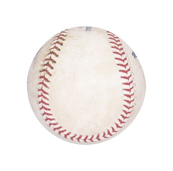 Christian Yelich Milwaukee Brewers Game Used Baseball “Triple” MLB Auth 2019