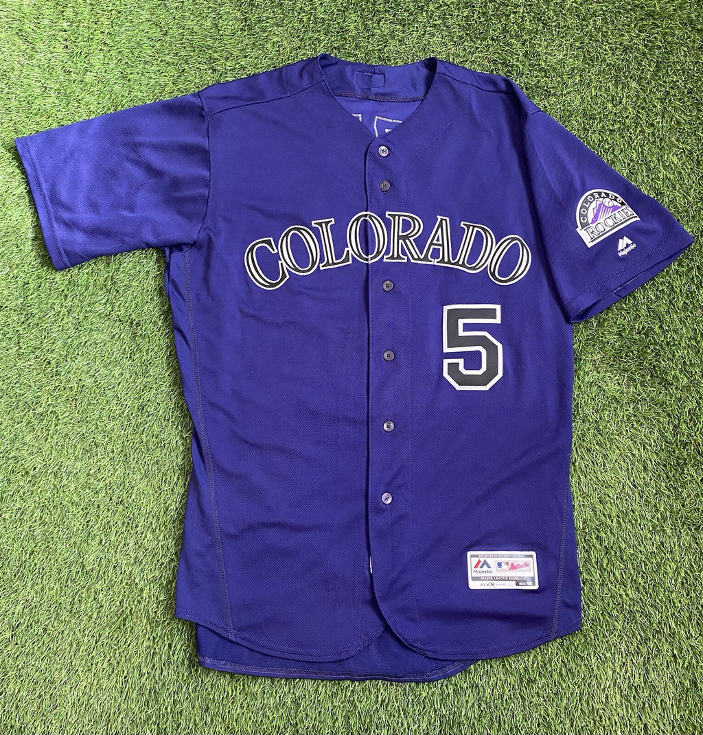 Carlos Gonzalez Colorado Rockies Game Used Jersey “Career Hits 1004-1006” Signed