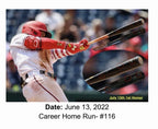 Juan Soto Game Used Bat 2022 Career HR’s #116 #117 MLB Auth Photo Matched