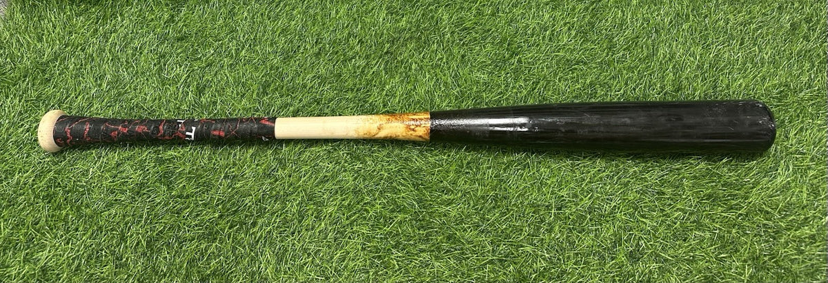 Mike Trout Angels Game Used Bat Signed 2021  Anderson LOA MLB Auth 2 Hits