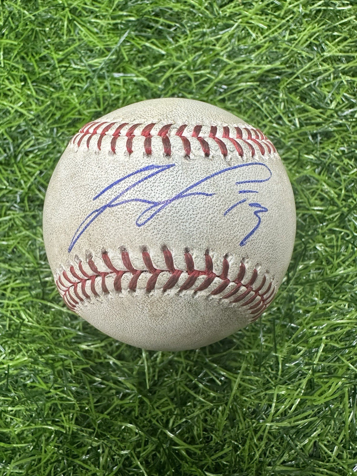 Ronald Acuna Jr. Atlanta Braves Game Used Baseball Single 2023 NL MVP Season MLB