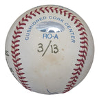 Alex Rodriguez New York Yankees 3000th Hit Signed Commemorative Baseball 3/13