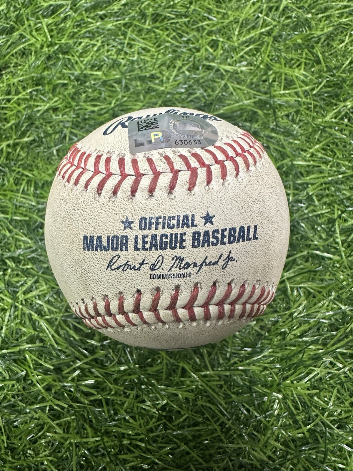 Justin Verlander Houston Astros Game Used Baseball Career # 3385 K MLB Auth 2023