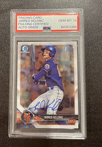Jarred Kelenic Bowman Chrome 1st Bowman 2018 BDC-6 Signed Auto PSA 10