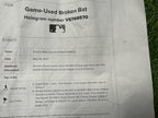 Randal Grichuk Toronto Blue Jays game used bat 2021 “RBI Single"