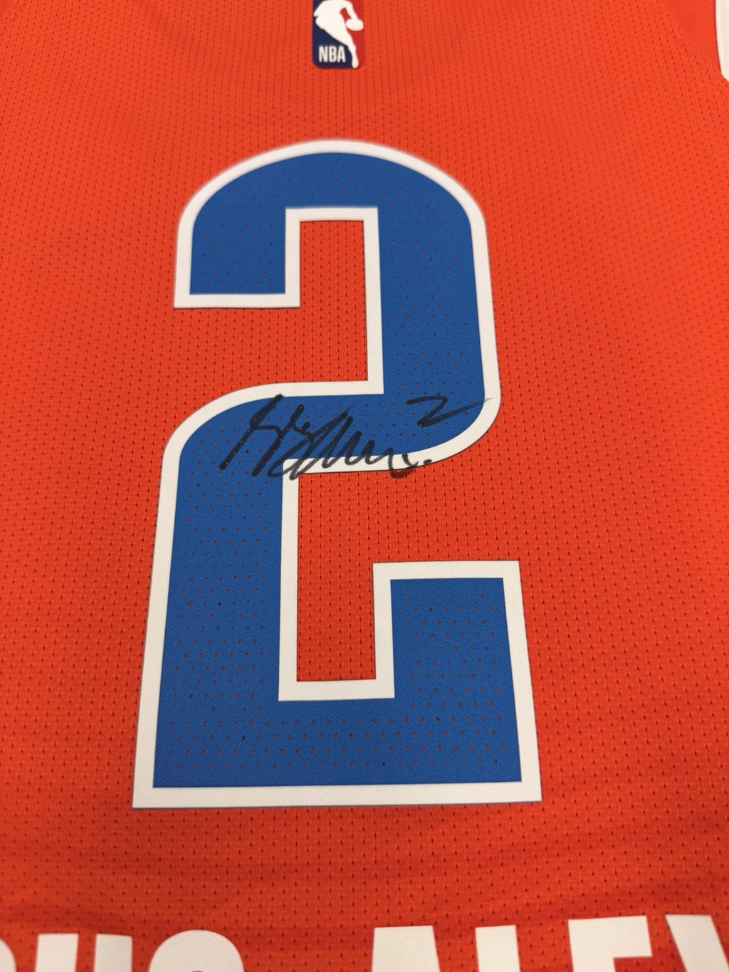 Shai Gilgeous-Alexander Signed OKC Player-Issued Statement Jersey Thunder LOA