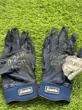 Jose Ramirez Cleveland Guardians Game Used Batting Gloves Signed 2022 LOA