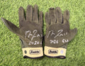 Jose Ramirez Cleveland Game Used Camo Batting Gloves Signed GUG LOA Matched 2026