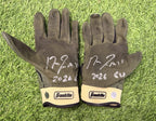 Jose Ramirez Cleveland Game Used Camo Batting Gloves Signed GUG LOA Matched 2026