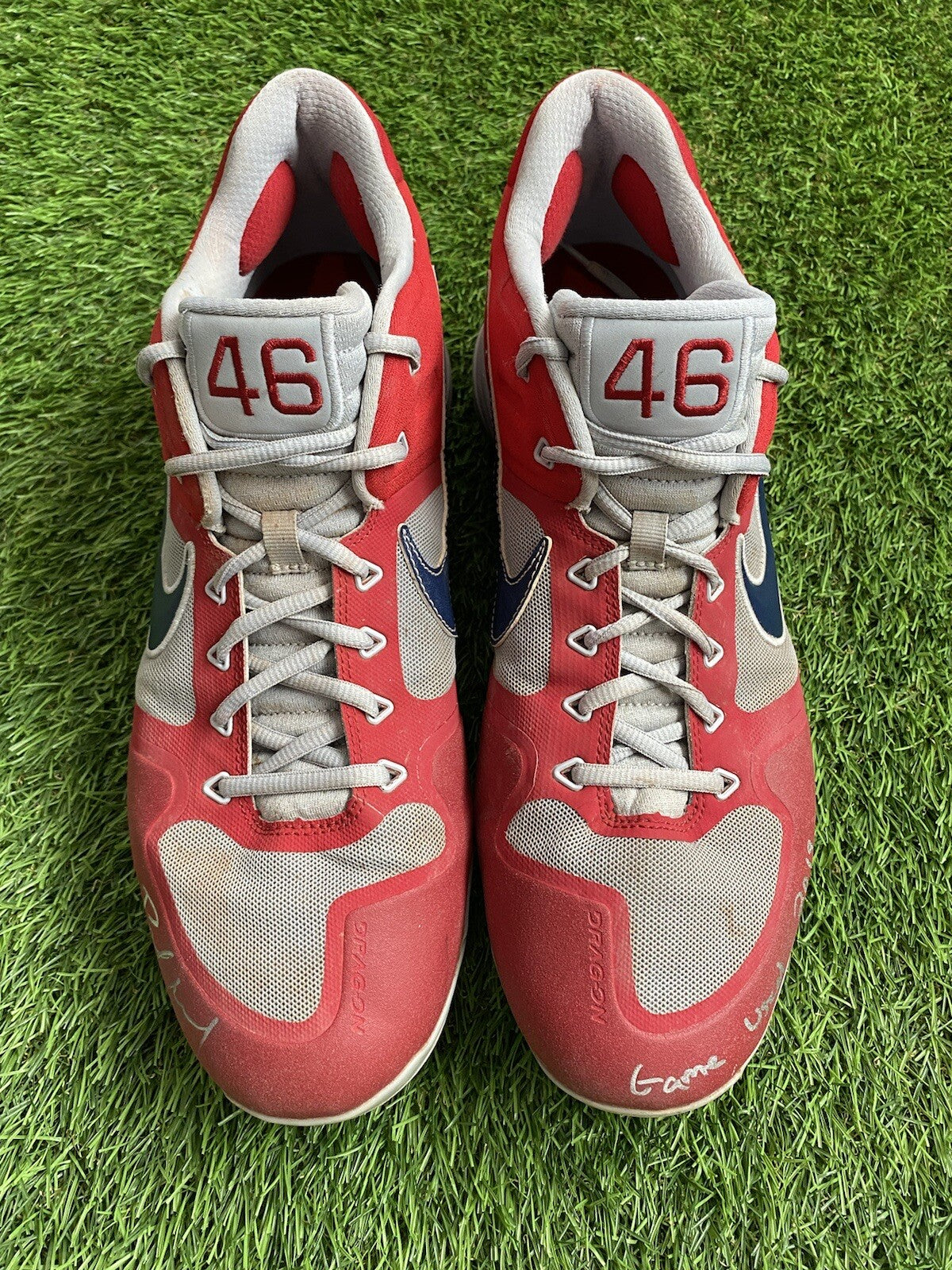 Paul Goldschmidt St. Louis Cardinals Game Used Cleats Signed MLB Auth LOA