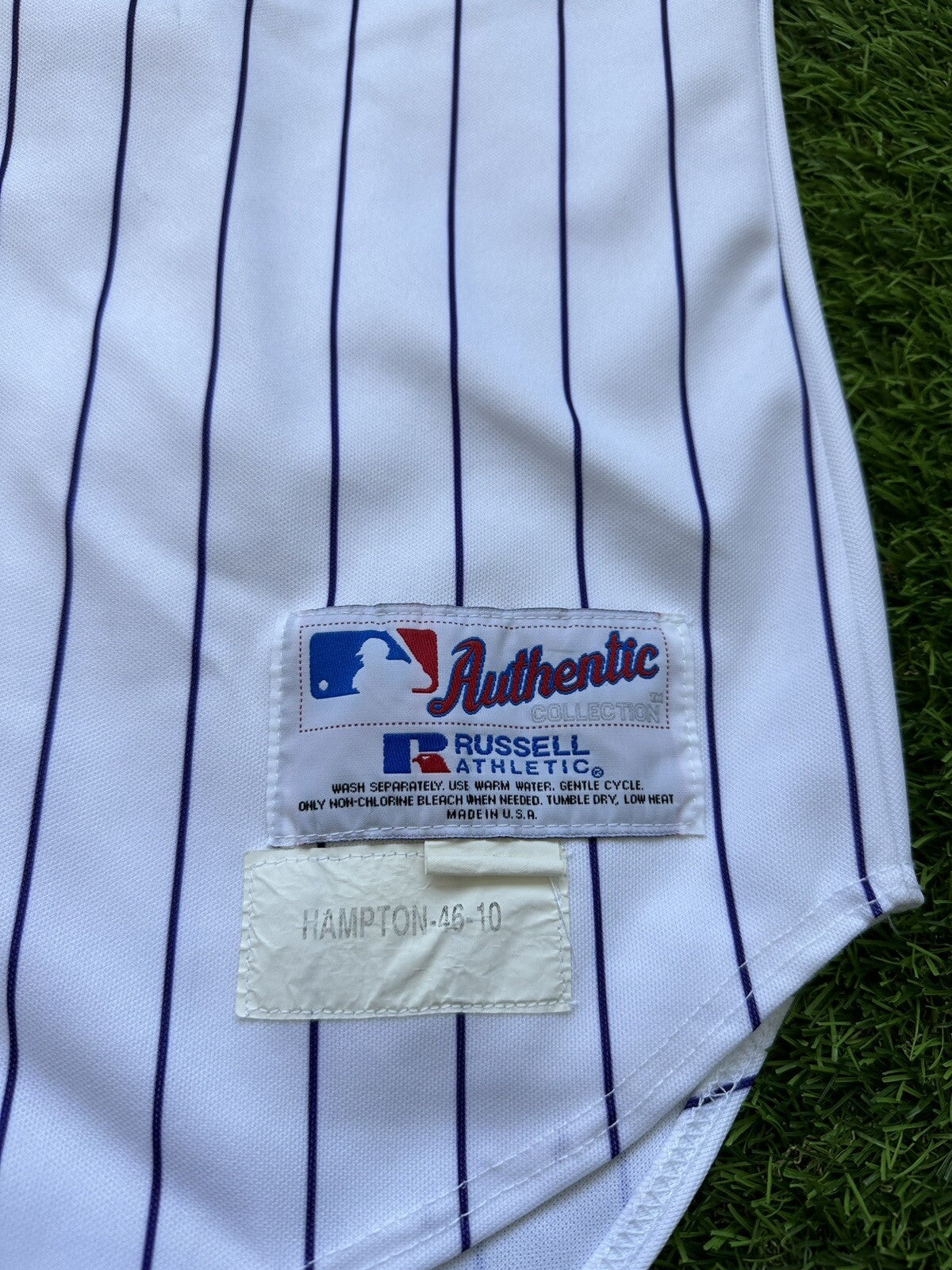 Mike Hampton Colorado Rockies Game Used Jersey 2002 Rockies LOA