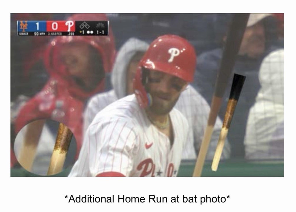 Bryce Harper Phillies Game Used Bat 2024 *Career HR 316* Signed Fanatics MLB LOA