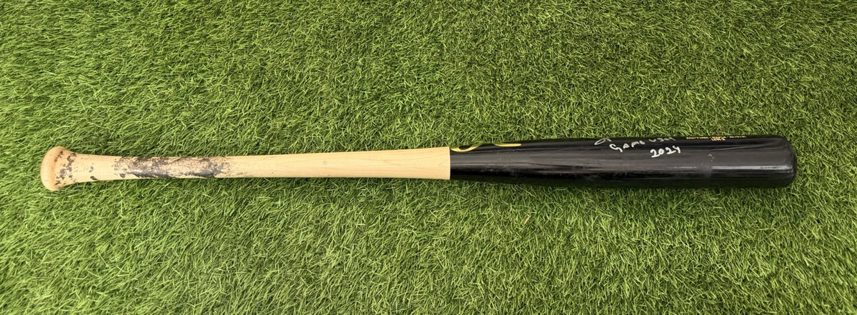Salvador Perez Royals Game Used Bat 2024 Signed Uncracked GUG LOA
