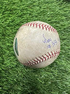 Roger Clemens Astros Game Used Baseball Career Win 313 4/18/04 MLB Auth LOA Auto
