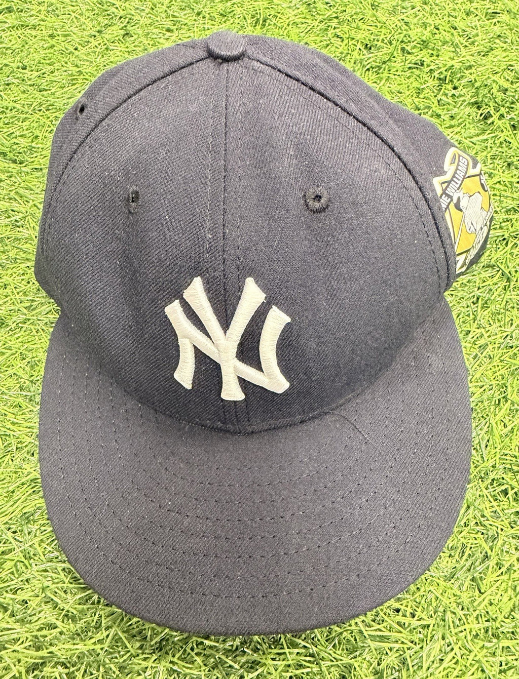 Carlos Beltran NY Yankees Game Used Hat 2015 MLB Auth