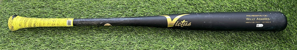 Willy Adames Milwaukee Brewers Game Used Bat “Career HR #71” MLB Auth
