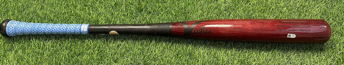 Randal Grichuk Toronto Blue Jays game used bat 2021 “RBI Single"