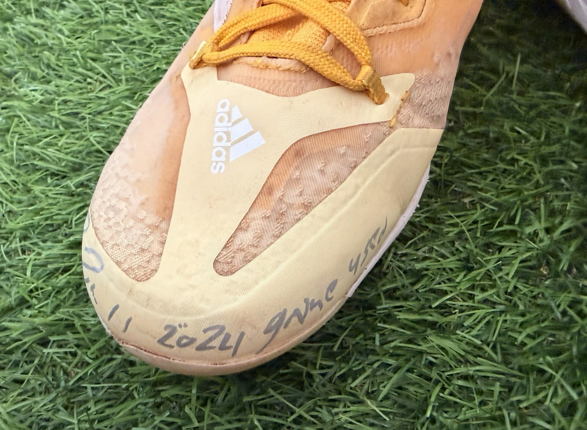Jose Ramirez Cleveland Guardians Game Used Cleats  2024 Signed GUG LOA