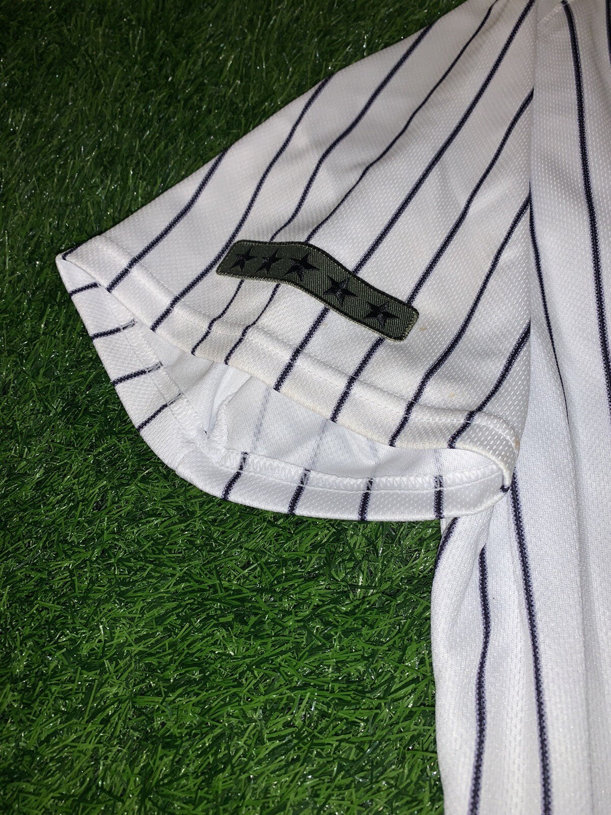 Gary Sanchez New York Yankees Game Used Worn Jersey 2017 MLB Auth Memorial Day