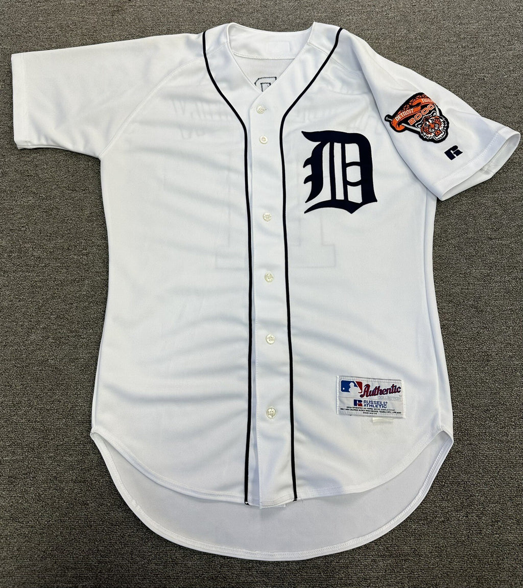 Sparky Anderson Detroit Tigers Game Used Jersey 2000 Comerica Patch Tigers LOA