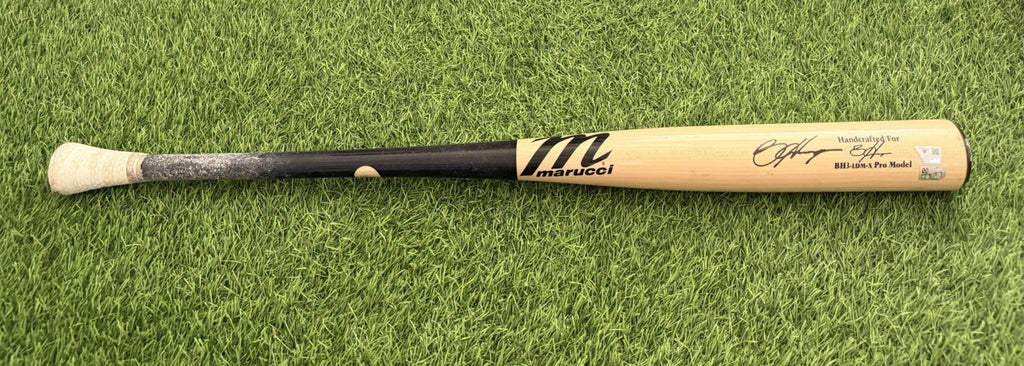 Bryce Harper Phillies Game Used Bat 2025 Matched Signed LOA Uncracked Marucci