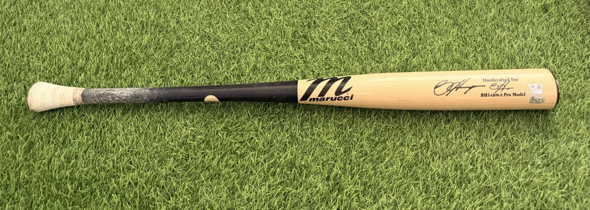Bryce Harper Phillies Game Used Bat 2025 Matched Signed LOA Uncracked Marucci