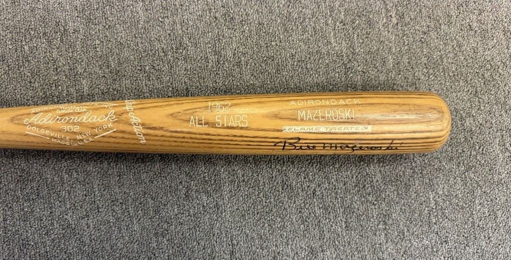 Bill Mazeroski 1962 All-Star Game Player Issued Bat Puttsburgh Pirates PSA LOA