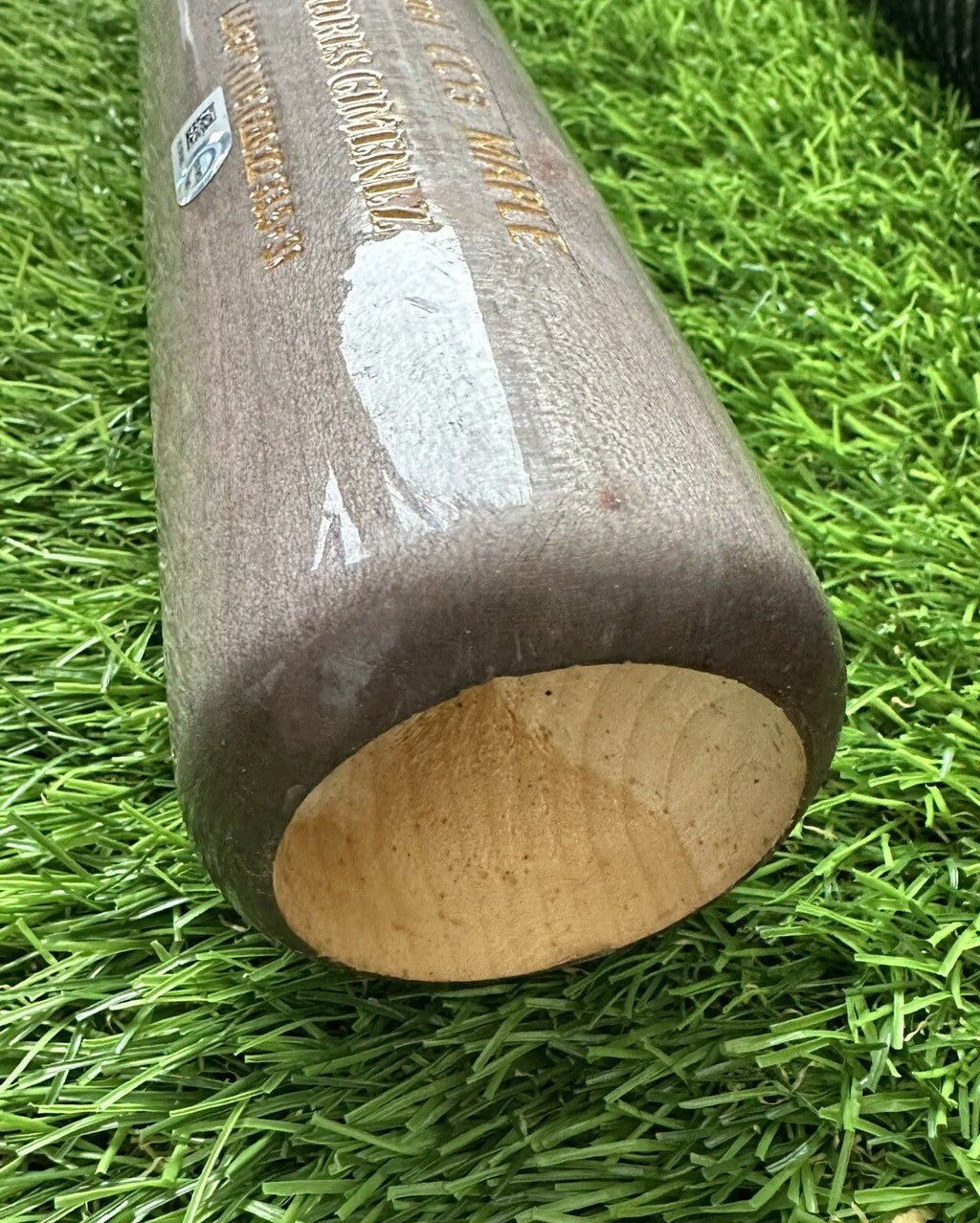 Andres Gimenez Cleveland Guardians Game Used Bat 2023 Double MLB Auth Signed