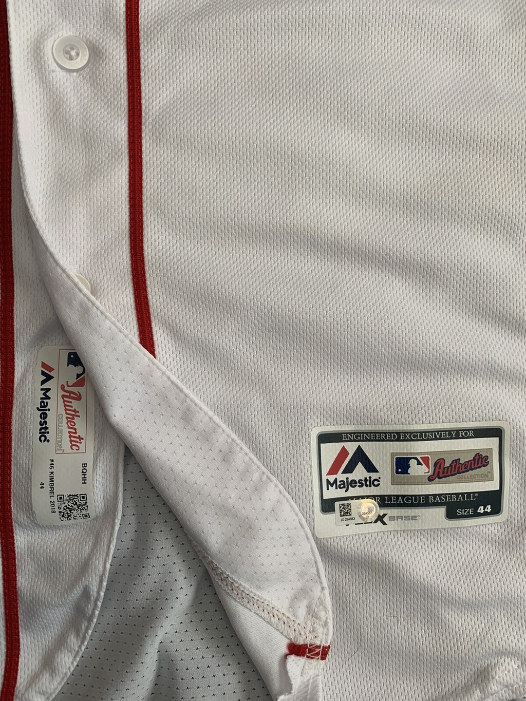 Craig Kimbrel Boston Red Sox Game Used Worn Jersey “2018 Save”