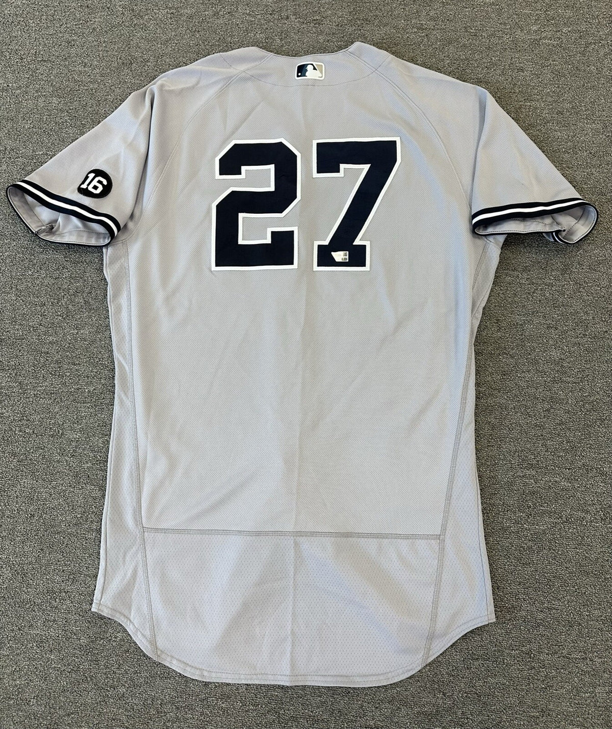 Giancarlo Stanton New York Yankees Game Used Worn Jersey 2021 “6 Home Runs” MLB