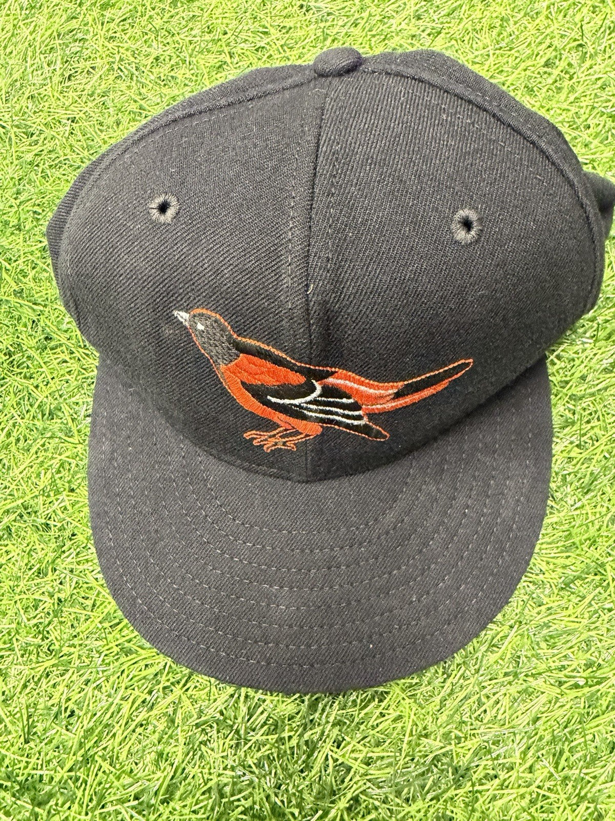 Cal Ripken Jr. Baltimore Orioles Game Used Hat Excellent Use Ripken LOA