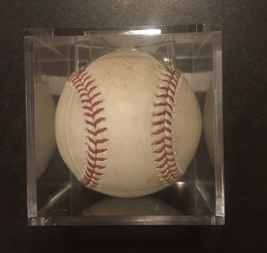 Luis Castillo Cincinnati Reds Game Used Baseball Final Strikeout 2017 MLB Auth