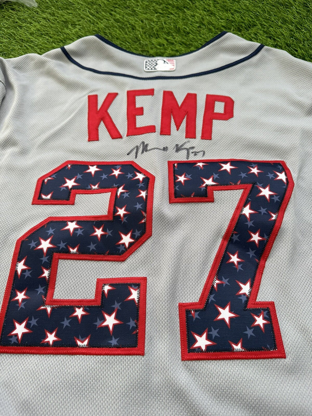 Matt Kemp San Diego Padres Game Used Jersey “July 4, 2015” Signed MLB Auth
