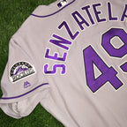 Antonio Senzatela Colorado Rockies Game Used Worn Jersey 2017 Playoffs MLB Auth