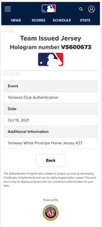 Giancarlo Stanton New York Yankees Player Issued Jersey 2018  MLB Auth