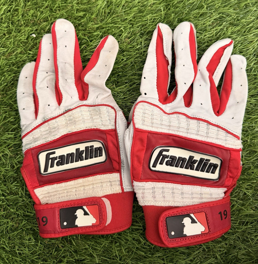 Joey Votto Cincinnati Reds Game Used Batting Gloves Signed 2012 PSA/DNA Auth