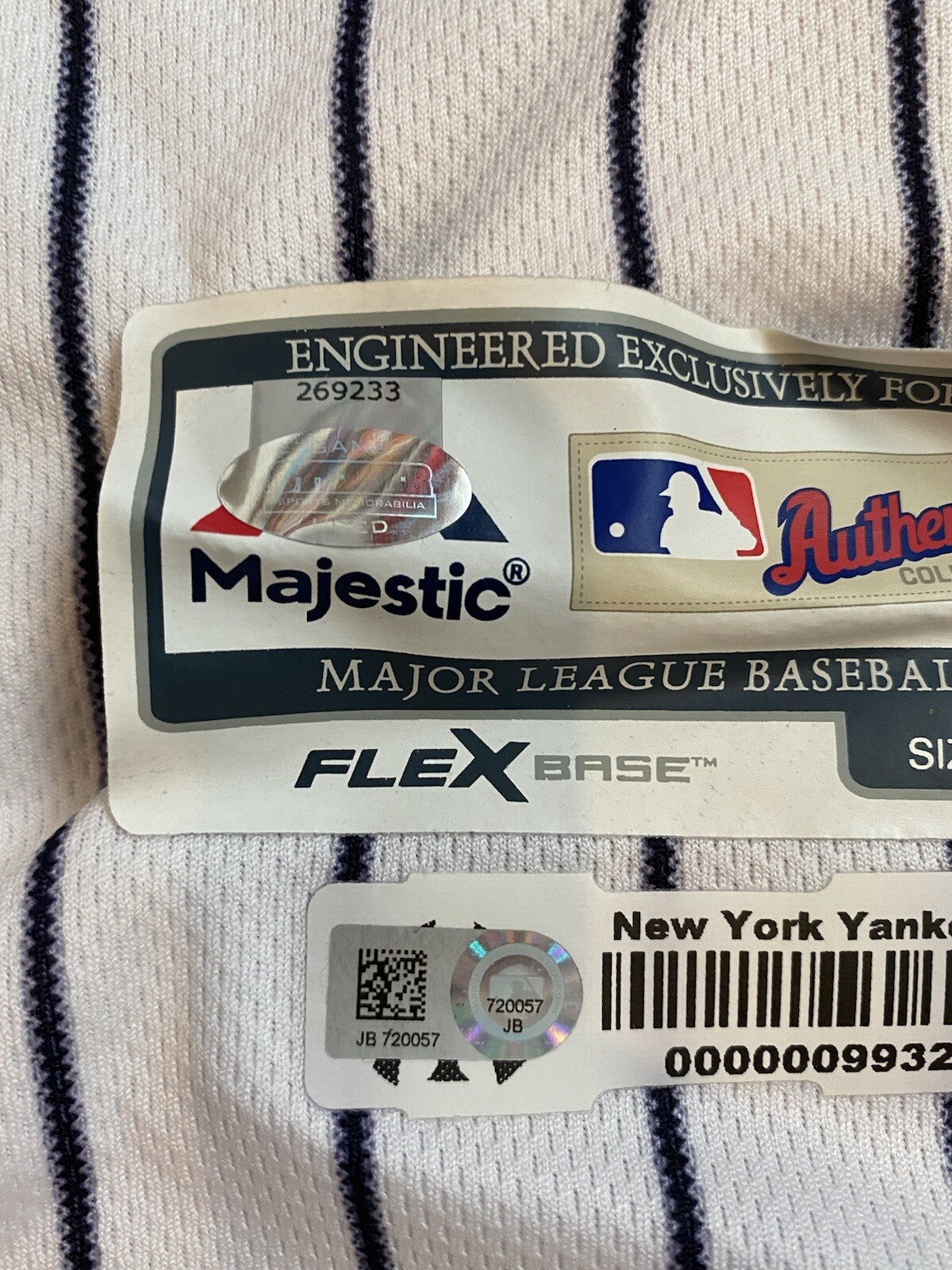 Miguel Andujar Yankees Game Used Jersey 2019 “9 hits 19th HR” MLB Auth