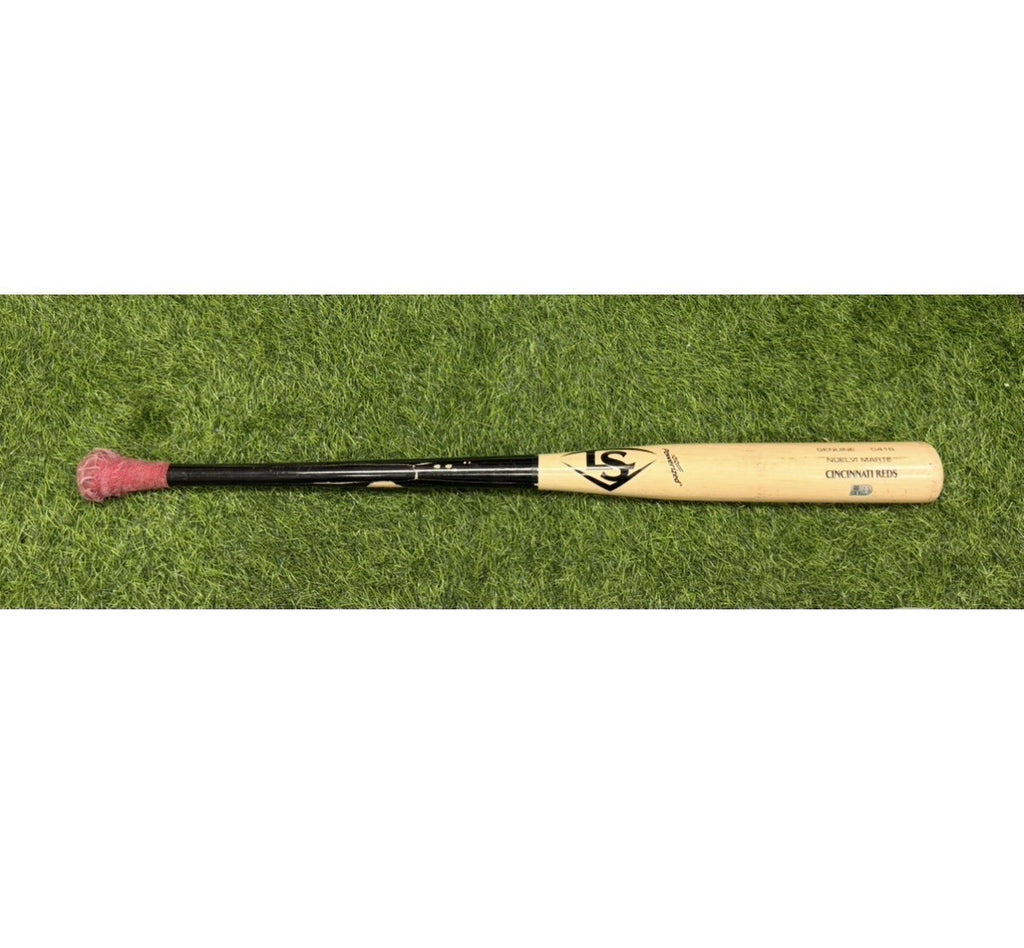 Noelvi Marte Cincinnati Reds Game Used Bat 2023 Double MLB Auth