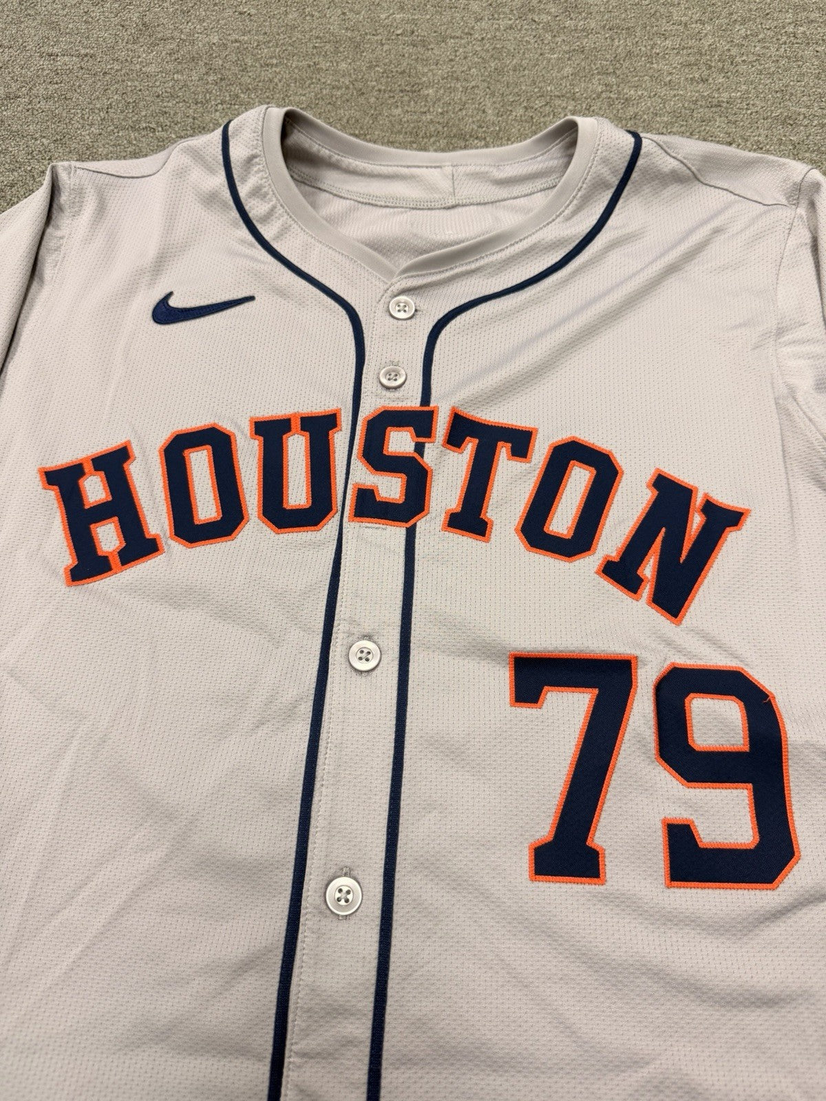 Jose Abreu Houston Astros Game Used Worn Jersey 2024 MLB Auth LOA