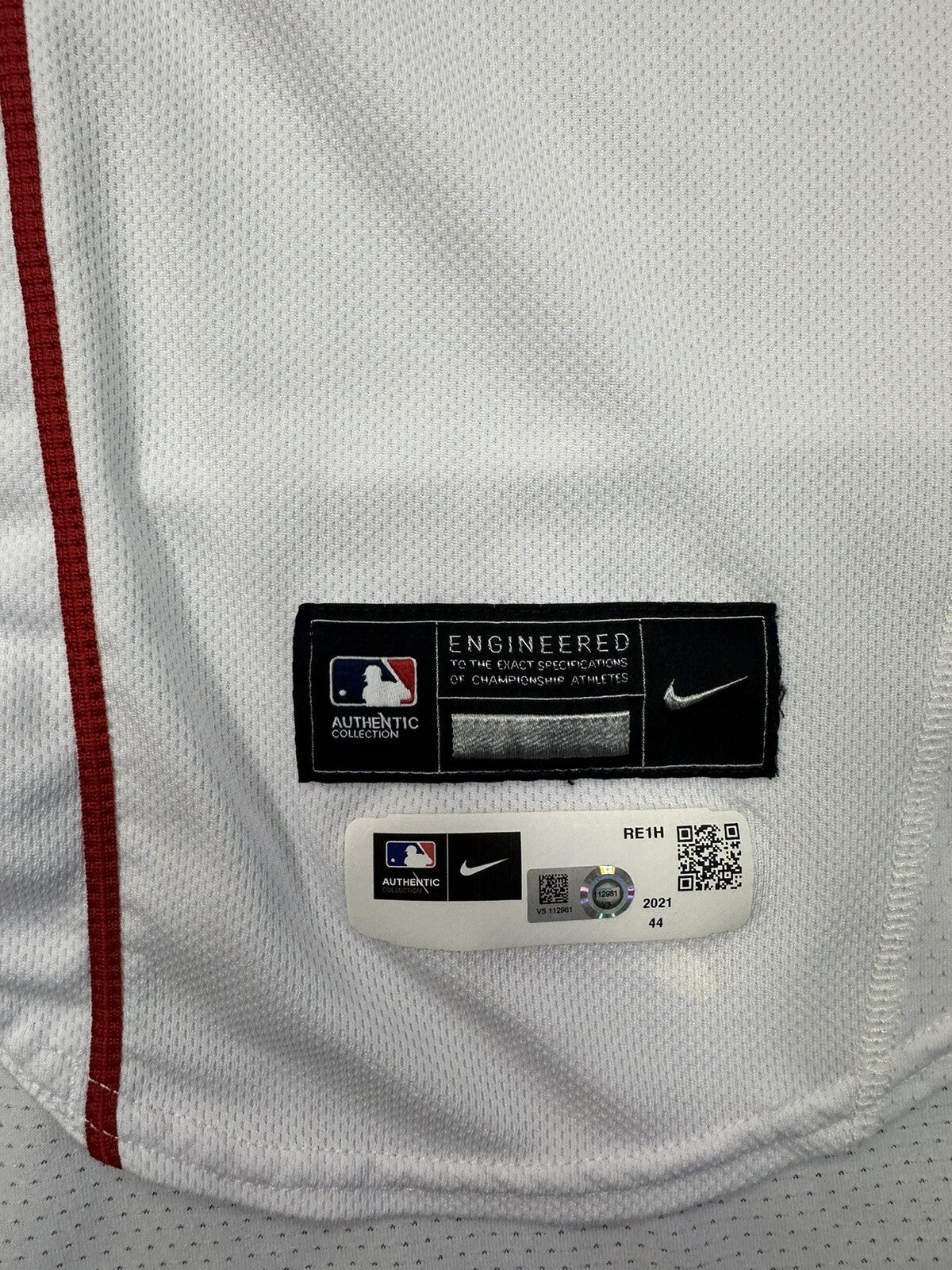Jonathan India Cincinnati Reds Game Used Jersey 2021 MLB Debut ROY Year MLB Auth