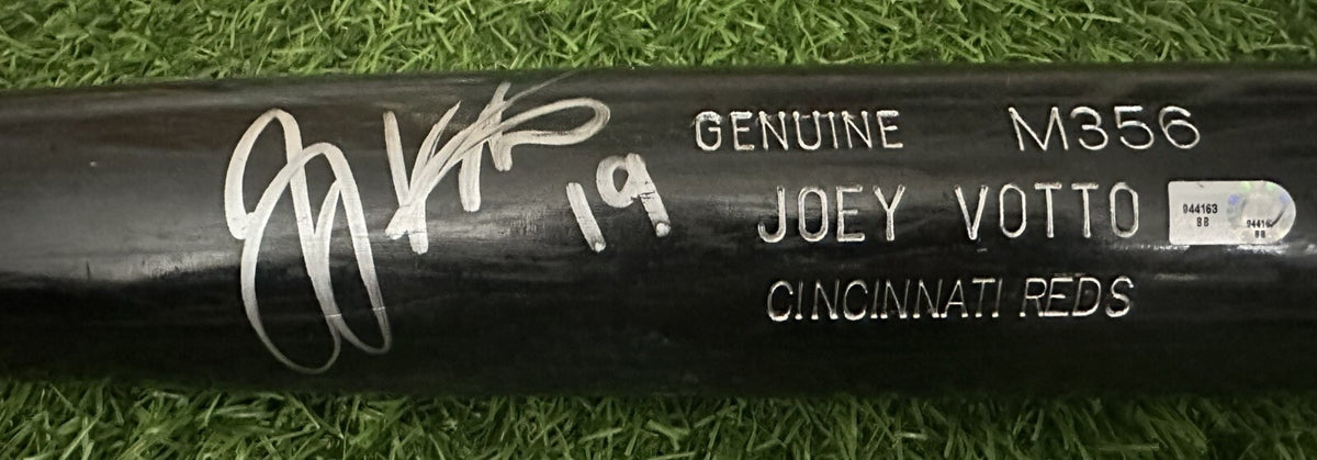 Joey Votto Cincinnati Reds Game Used Bat Signed 2008 Rookie Season MLB Auth LOA