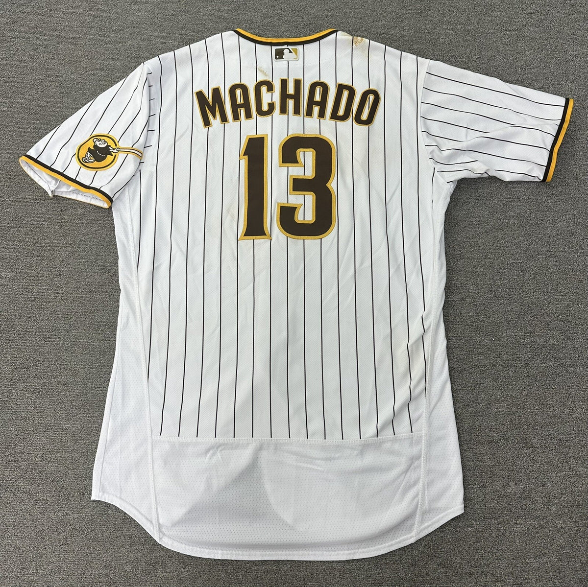 Manny Machado San Diego Padres Game Used Worn Jersey 6 Total HR’s MLB Auth 2022