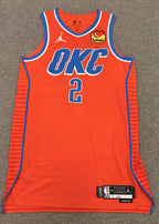 Shai Gilgeous-Alexander Signed OKC Player-Issued Statement Jersey Thunder LOA