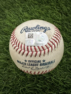 Ronald Acuna Jr. Game Used Baseball “Steal #65” 2023 MLB Auth Signed