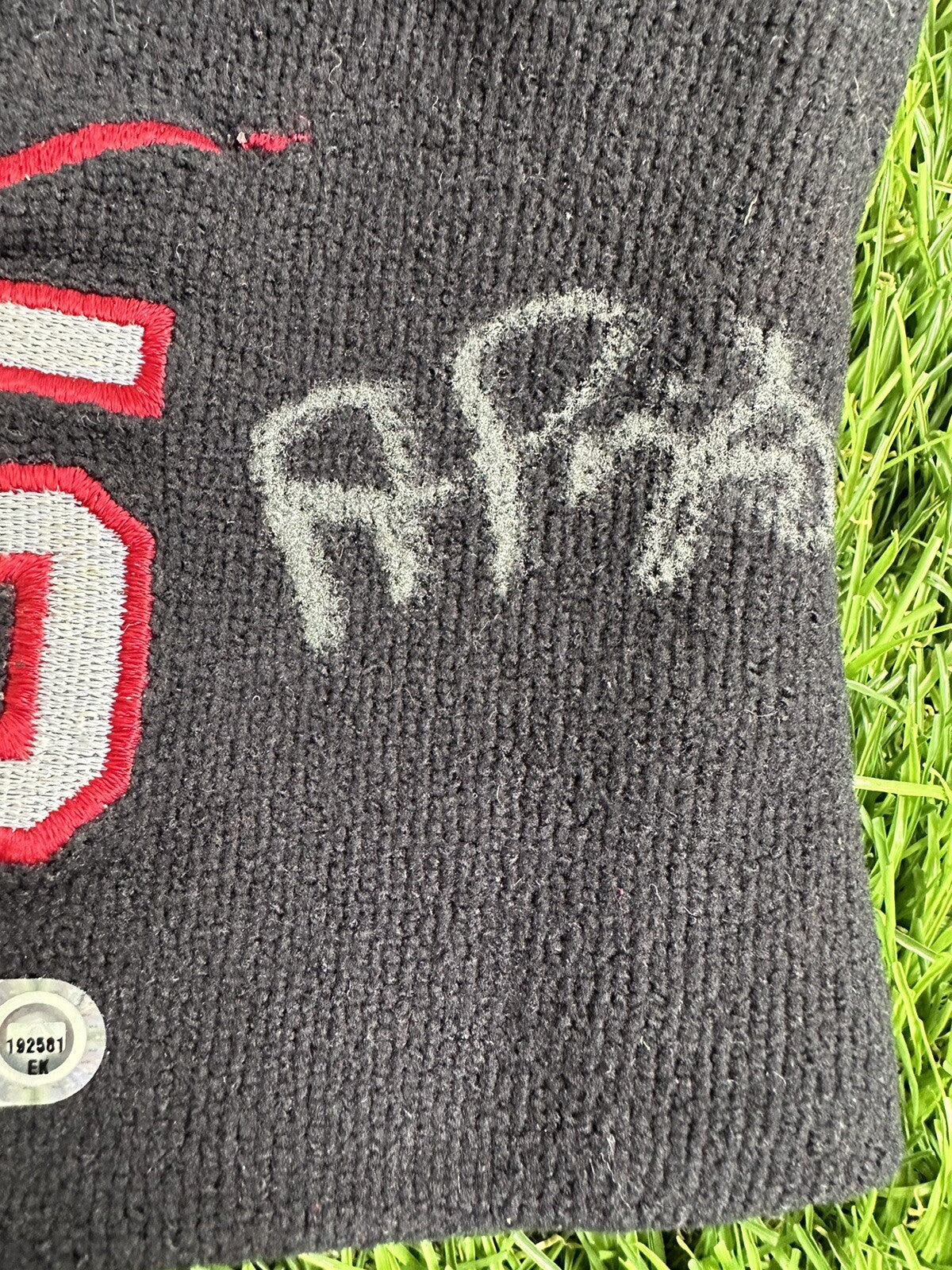 Albert Pujols Game Used Wrist Band 2012 MLB Auth Signed Auto MLB Auth
